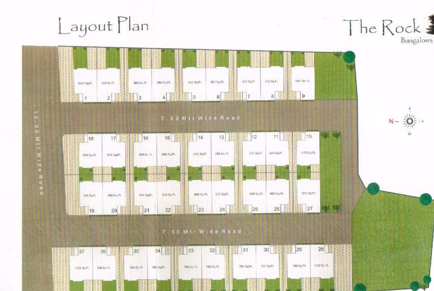  the rock Layout Plan