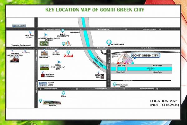  gomti-green-city Location Plan