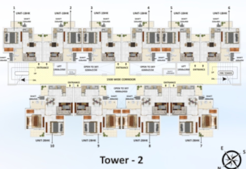  humming-retreat-phase-2 Tower 2 Cluster Plan