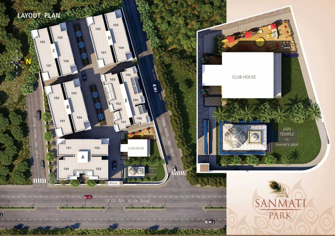 sanmati park Layout Plan