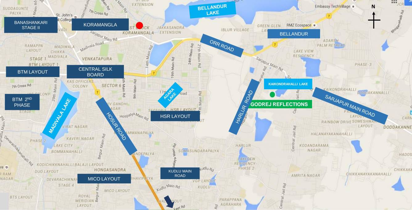 Images for Location Plan of Godrej Lake Gardens
