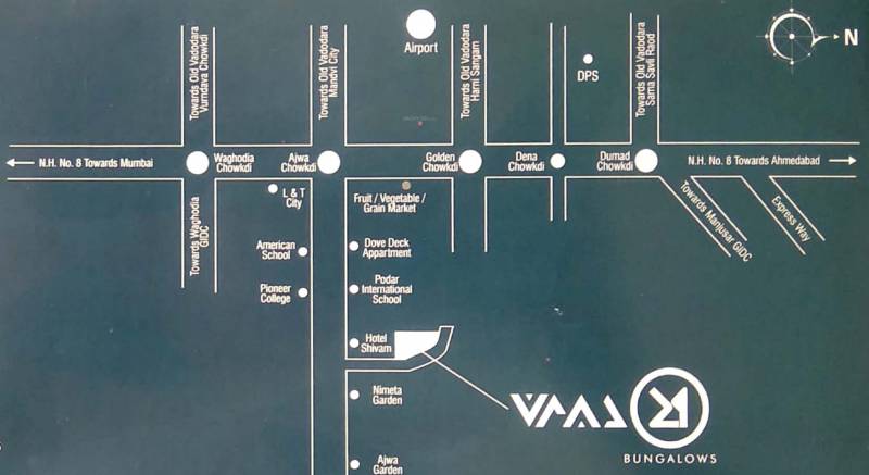 Images for Location Plan of Rudra Vraj 21 Bunglows
