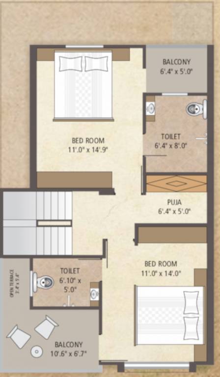 Images for Cluster Plan of Vraj Krishna Bunglows