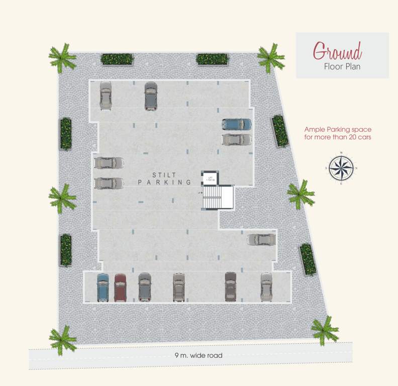  residency Gajanan Residency Cluster Plan