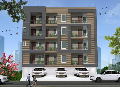 Images for Elevation of Delhi Shubh Apartment Part 1