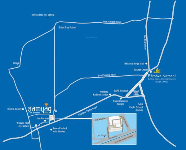 Images for Location Plan of Parshva Nirman Samyag Apartments