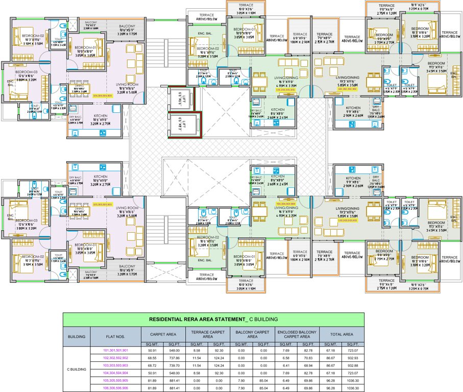 Images for Cluster Plan of Shree Sonigara Signature Park C And D Building