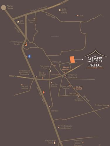 Images for Location Plan of Akshar Pride pride Images for Location Plan of Akshar Pride