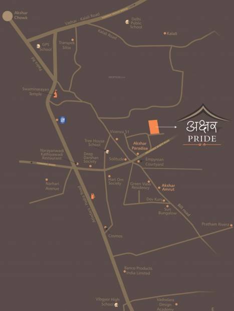  pride Images for Location Plan of Akshar Pride