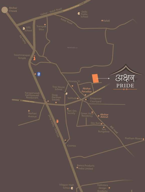 pride Images for Location Plan of Akshar Pride