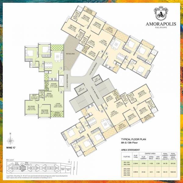  amorapolis-c-wing Amorapolis C Wing Cluster Plan