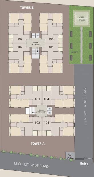 Images for Layout Plan of Madhuvan Clublife