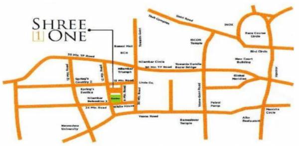 Images for Location Plan of Shreeji Shree One Images for Location Plan of Shreeji Shree One