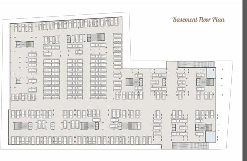  safal-iris Tower A, B, C, D, E, F, G, H, I, J, K, L, M Cluster Plan for Basement Floor
