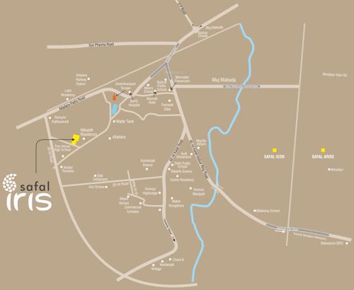  safal-iris Images for Location Plan of Sahajanand Safal Iris