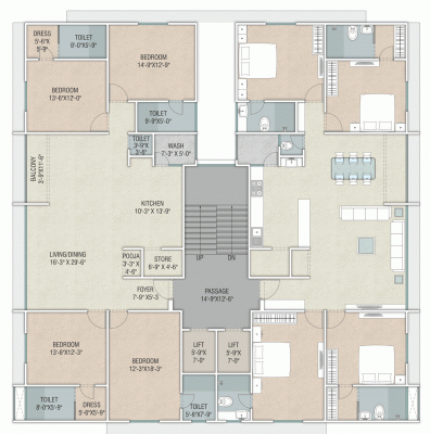 Cluster Plan affinity-white Cluster Plan