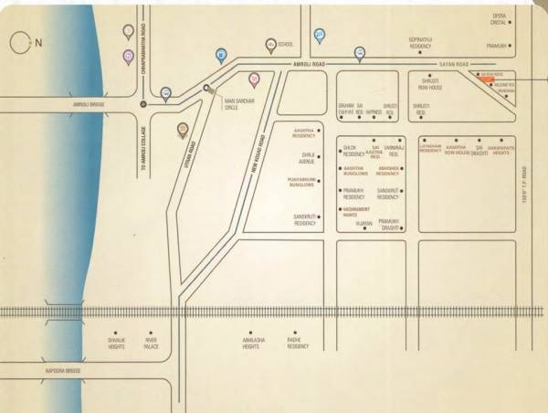 Images for Location Plan of Aastha Manki Residency Images for Location Plan of Aastha Manki Residency