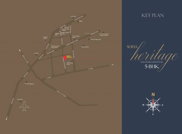 Location Plan surya-heritage Location Plan