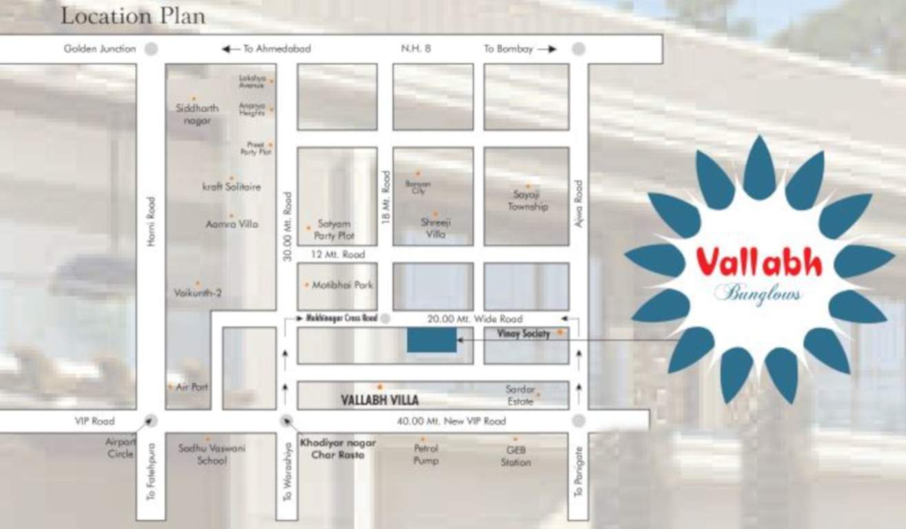 Images for Location Plan of Prabhuji Vallabh Bunglows