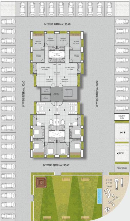 Images for Layout Plan of Shreenath Gardenia