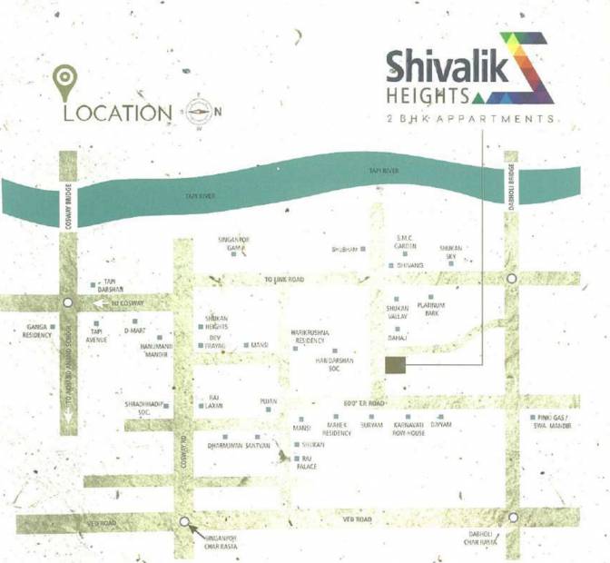 Images for Location Plan of Shivam Shivalik Heights
