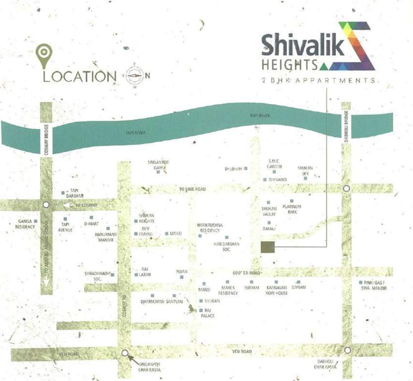 Images for Location Plan of Shivam Shivalik Heights