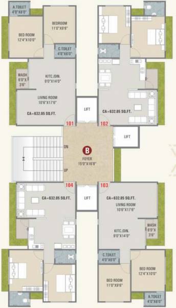 Images for Cluster Plan of Om Developers Aavkar Residency