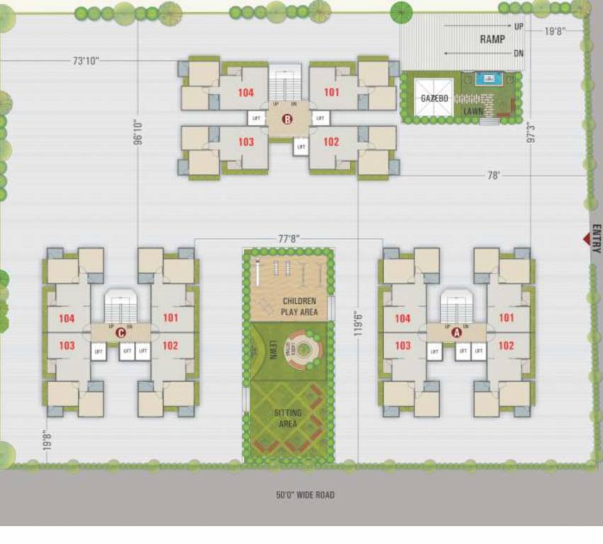 Images for Layout Plan of Om Developers Aavkar Residency