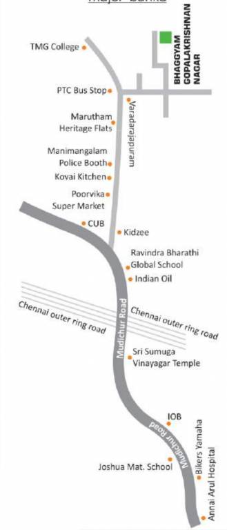  gopalakrishnan nagar Location Plan