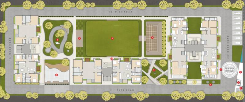  viha Images for Layout Plan of Sahajanand Sahajanand Viha