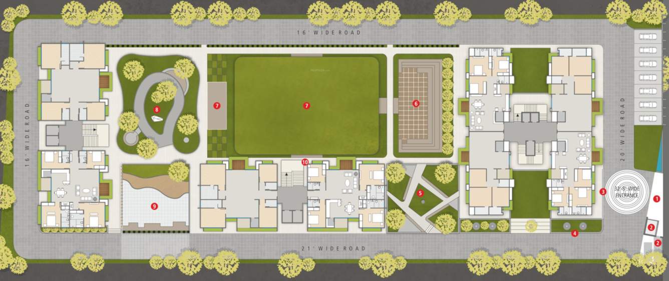 viha Images for Layout Plan of Sahajanand Sahajanand Viha