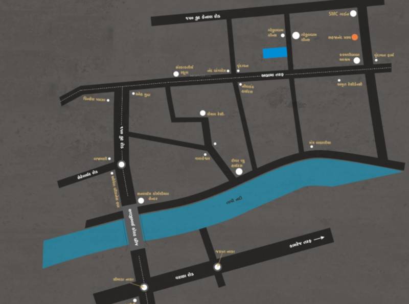  viha Images for Location Plan of Sahajanand Sahajanand Viha