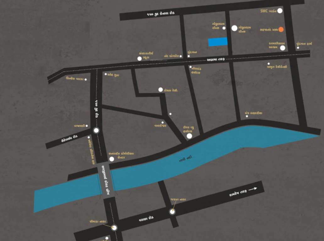 viha Images for Location Plan of Sahajanand Sahajanand Viha