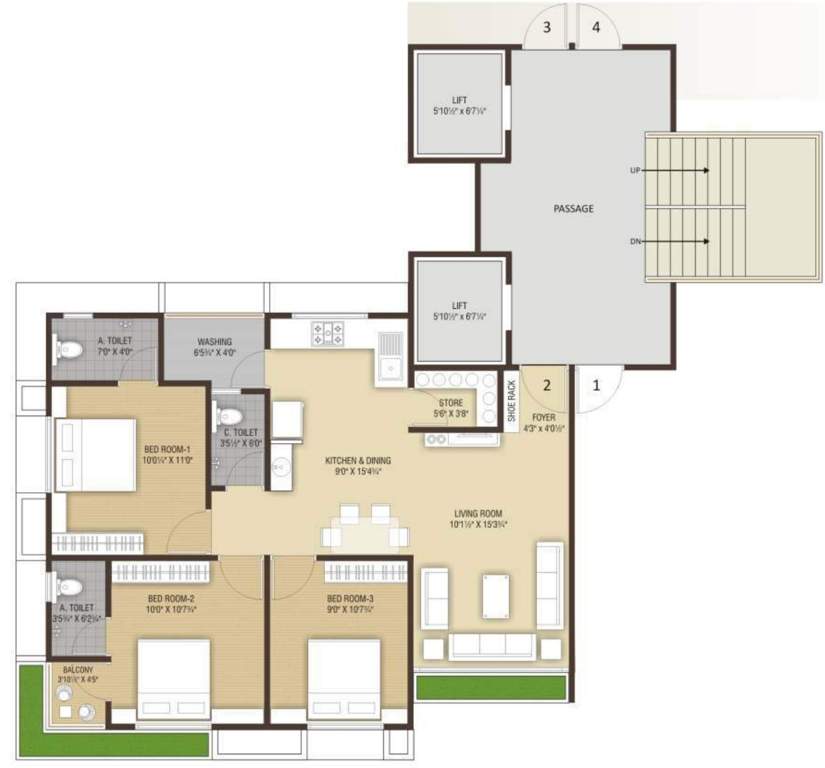 Images for Cluster Plan of Suryam Square
