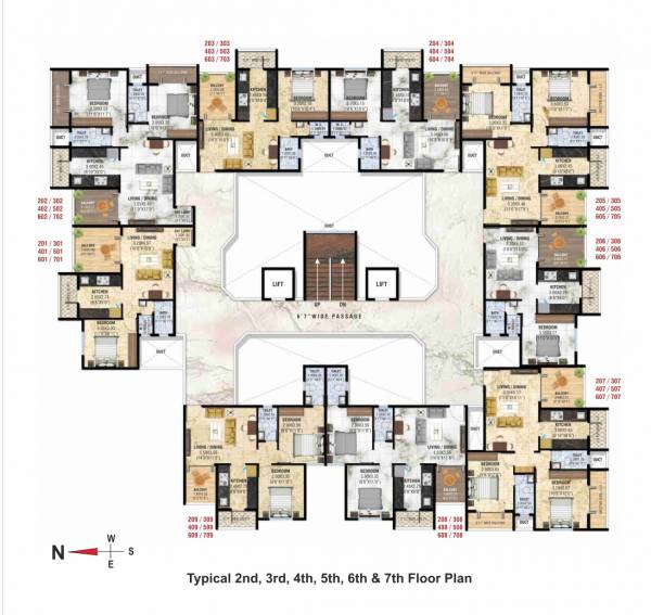  hari-krishna-phase-iv Tower 1 Cluster Plan