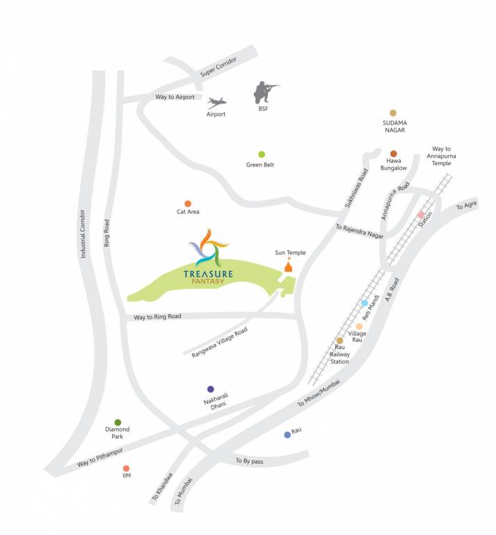 treasure fantasy Location Plan