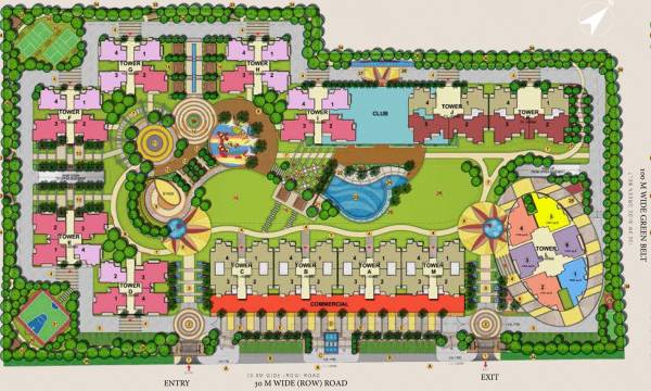 Images for Layout Plan of Samridhi Grand Avenue Iconic Tower