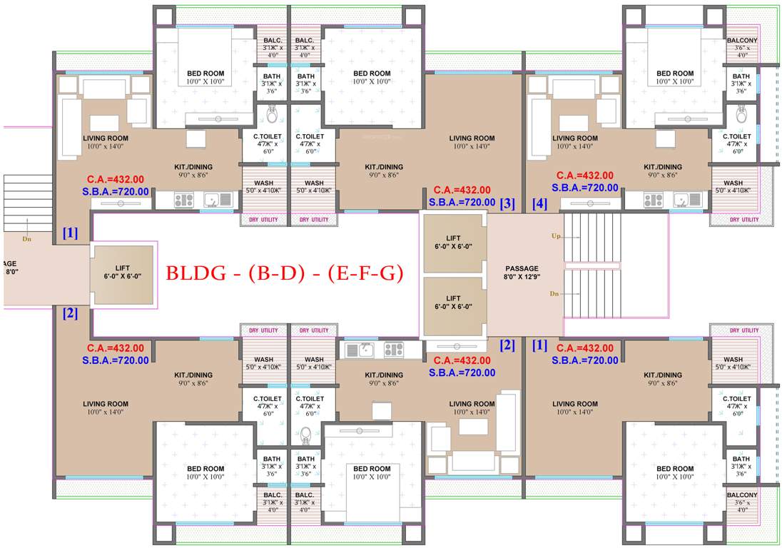 Images for Cluster Plan of Aastha Bhakti Heights