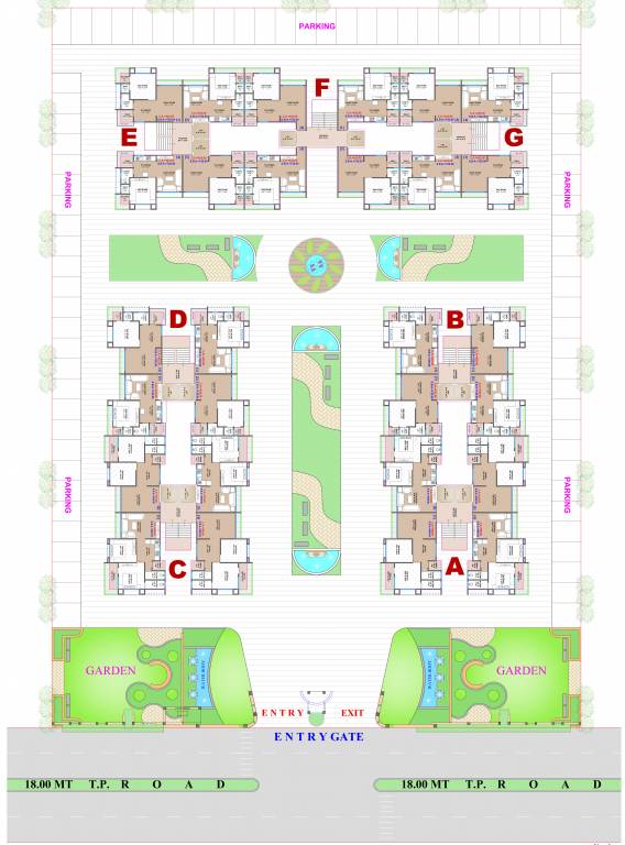 Images for Layout Plan of Aastha Bhakti Heights