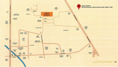 Location Plan oriana-residency Location Plan