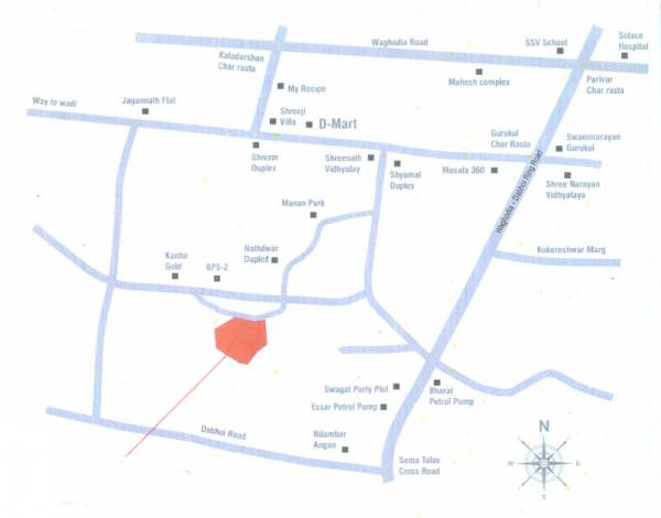 Images for Location Plan of Shreenath Nathdwar Villa