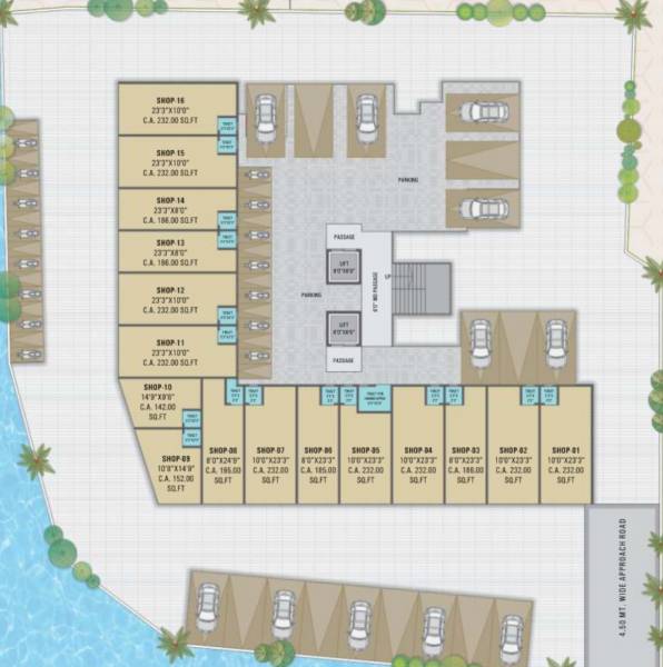 Residency Cluster Plan for ground Floor residency Residency Cluster Plan for ground Floor