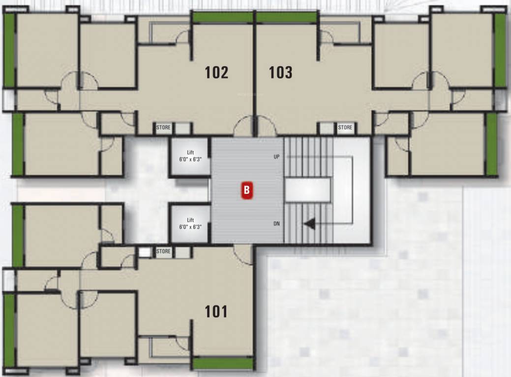 Images for Cluster Plan of Unique Meera Homes