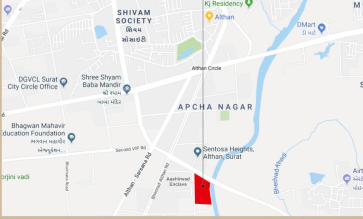 Images for Location Plan of Harsh Builcorp Vacanza Homes