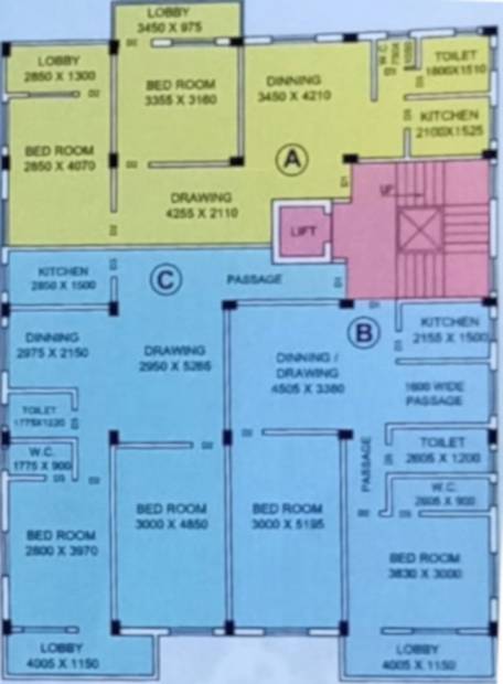 Images for Cluster Plan of Sreedhar Chandi Apartment