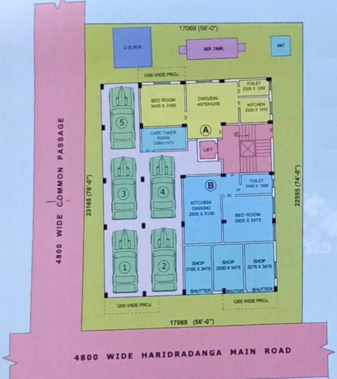 Images for Cluster Plan of Sreedhar Chandi Apartment