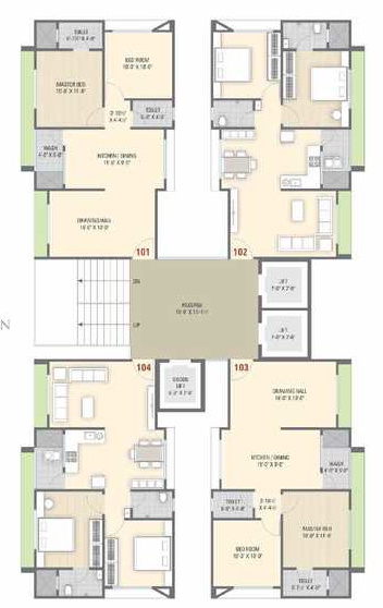  sky Tower A Cluster Plan