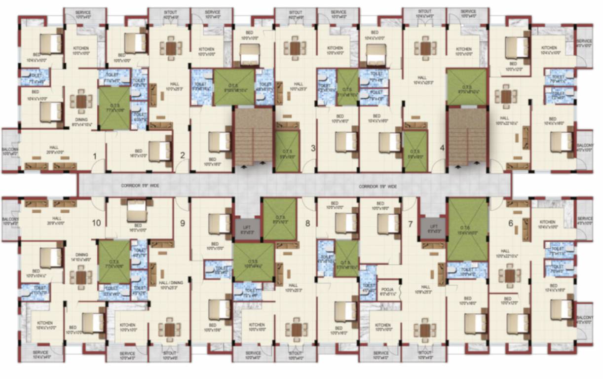 Images for Cluster Plan of PATEESWARA DEVELOPERS Kurinji