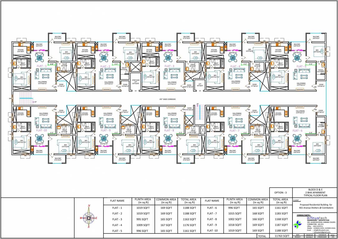  nana nani homes phase 5 Tower D & E Cluster Plan