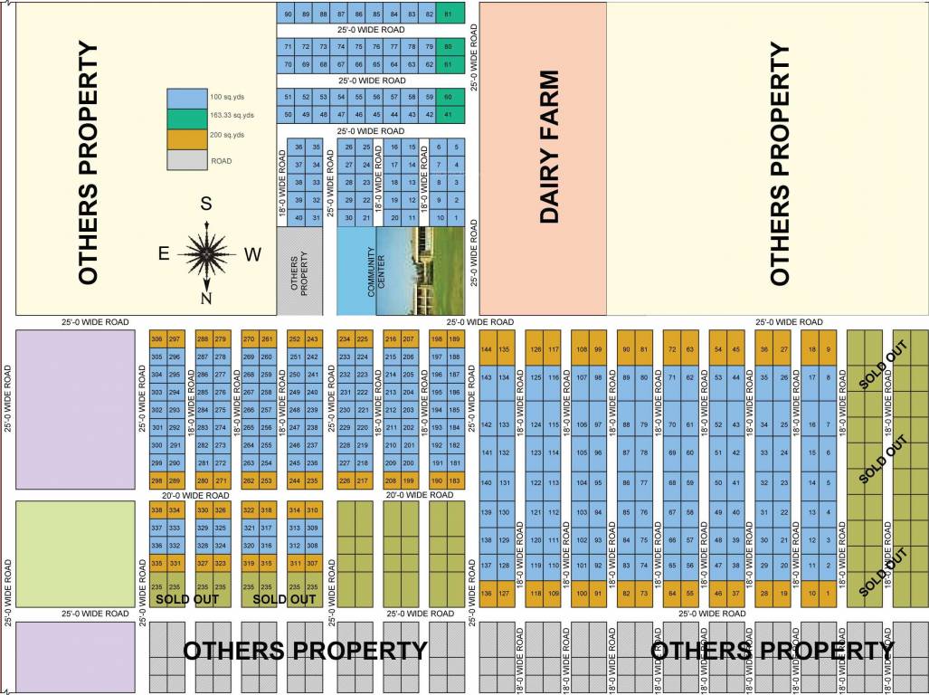 Images for Layout Plan of Galaxy Savitri Vihar